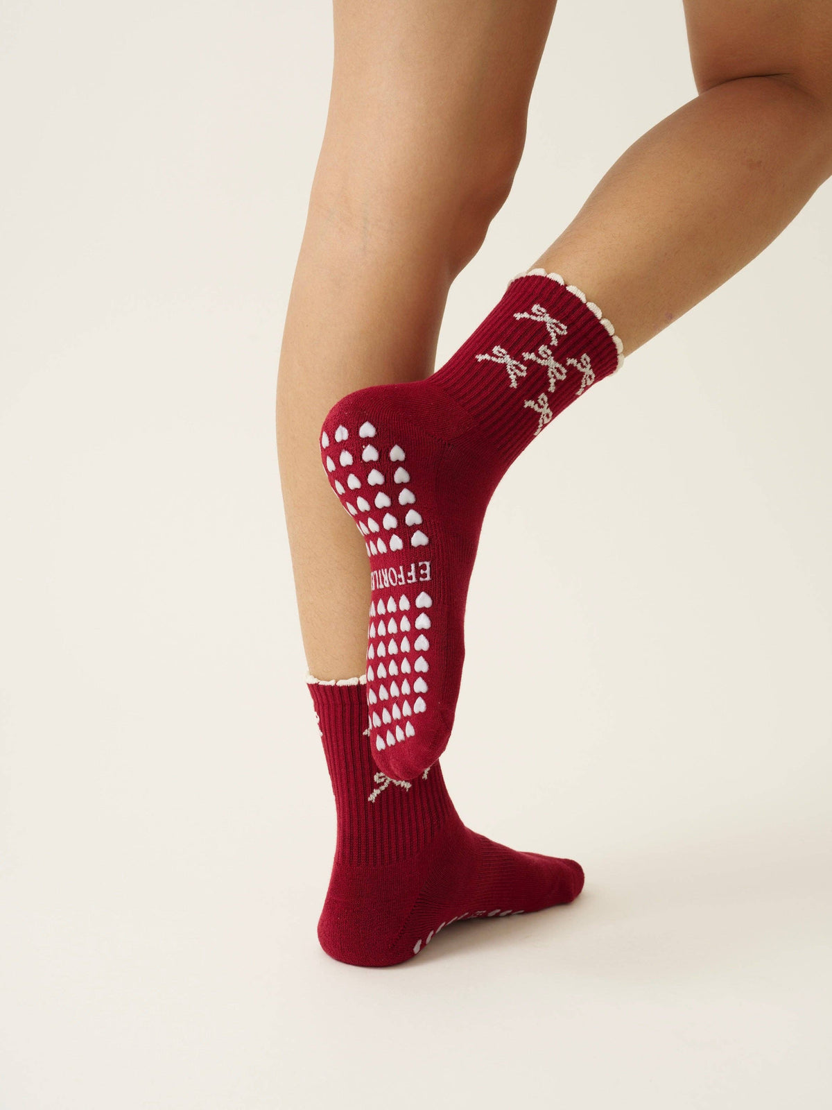 🎀 Ribbon Petal Grip Sock