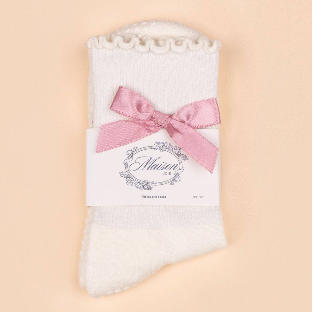 The Classic Grip Sock - Pink