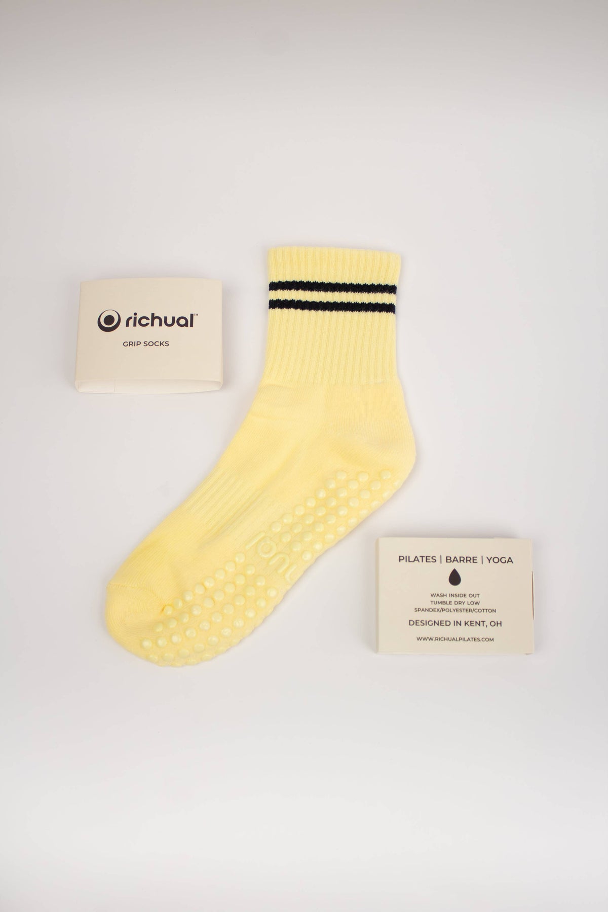 Coastal Lemon Grip Sock