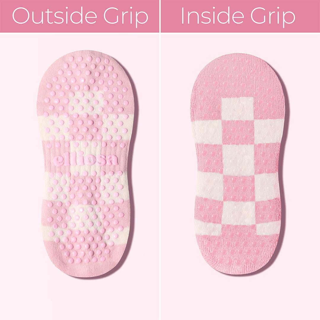 Dual-Direction™ Grip Checkered – Soft Pink