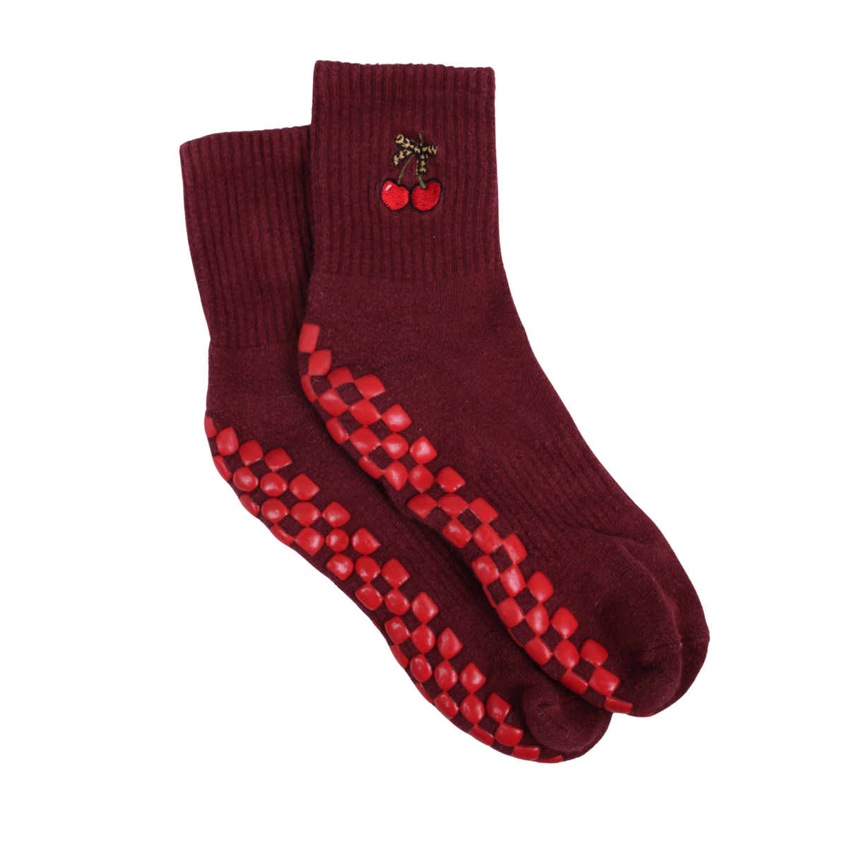 The Very Cherry Grip Sock