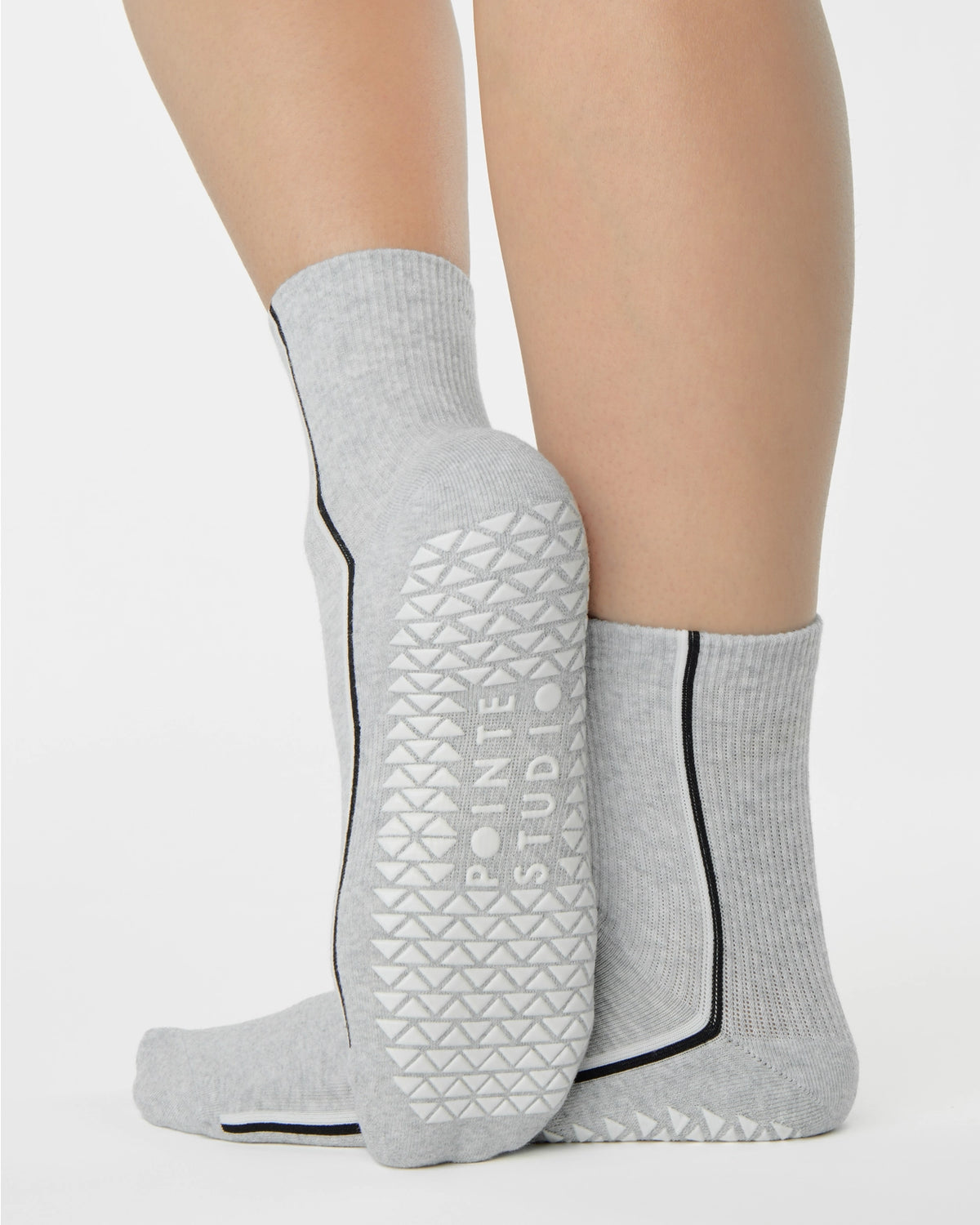 Race Ankle Grip Sock | Gray