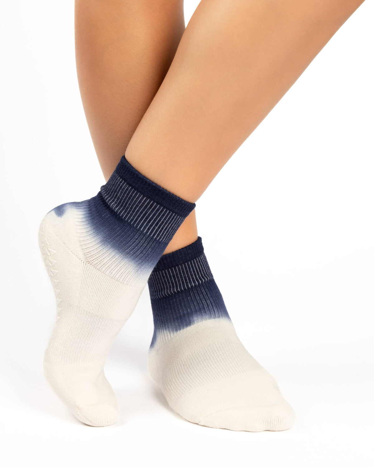 Cameron Ankle Grip Sock - Blue Ribbon