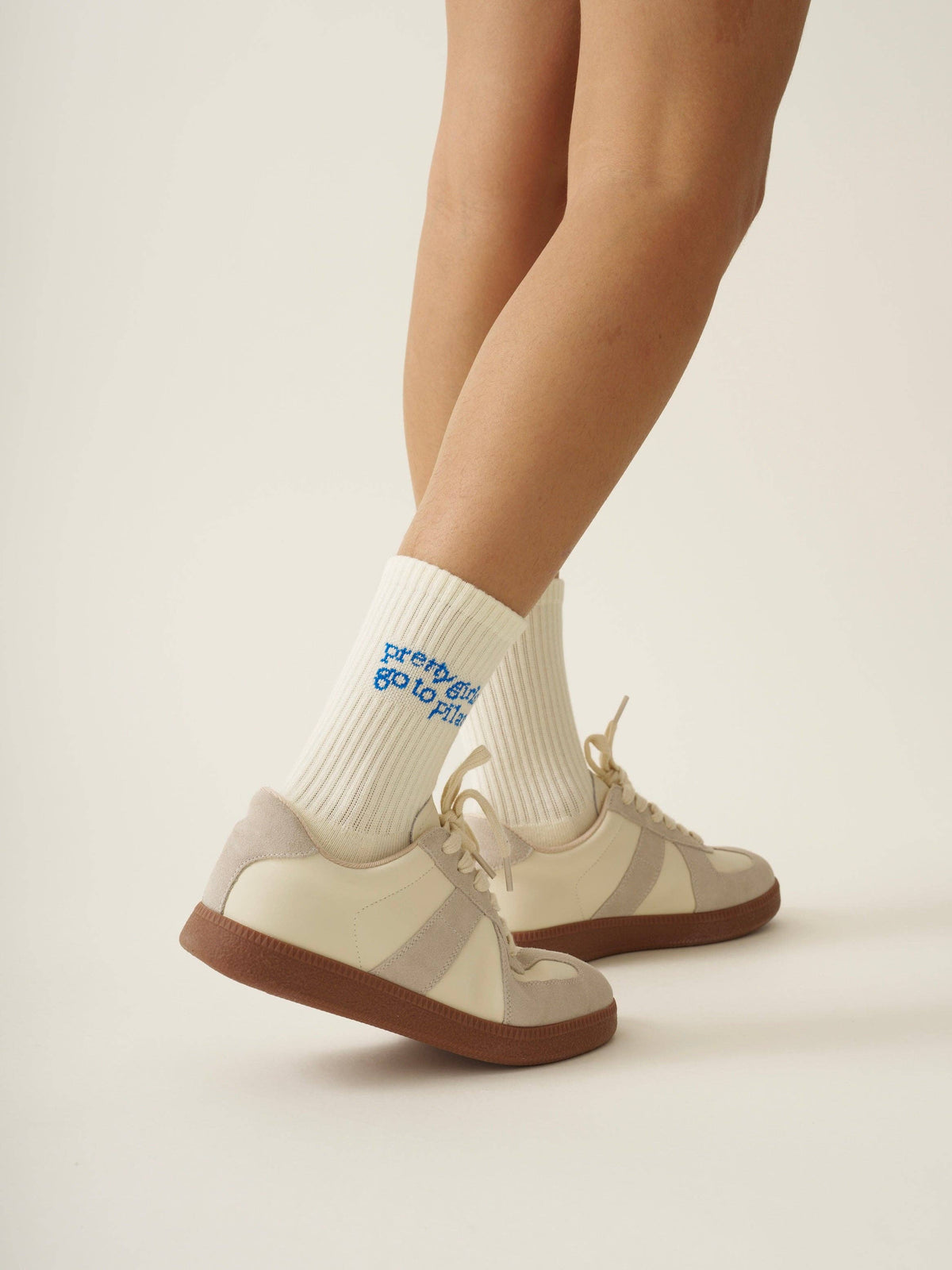 🩰 Pilates Girl Grip Sock – French Blue