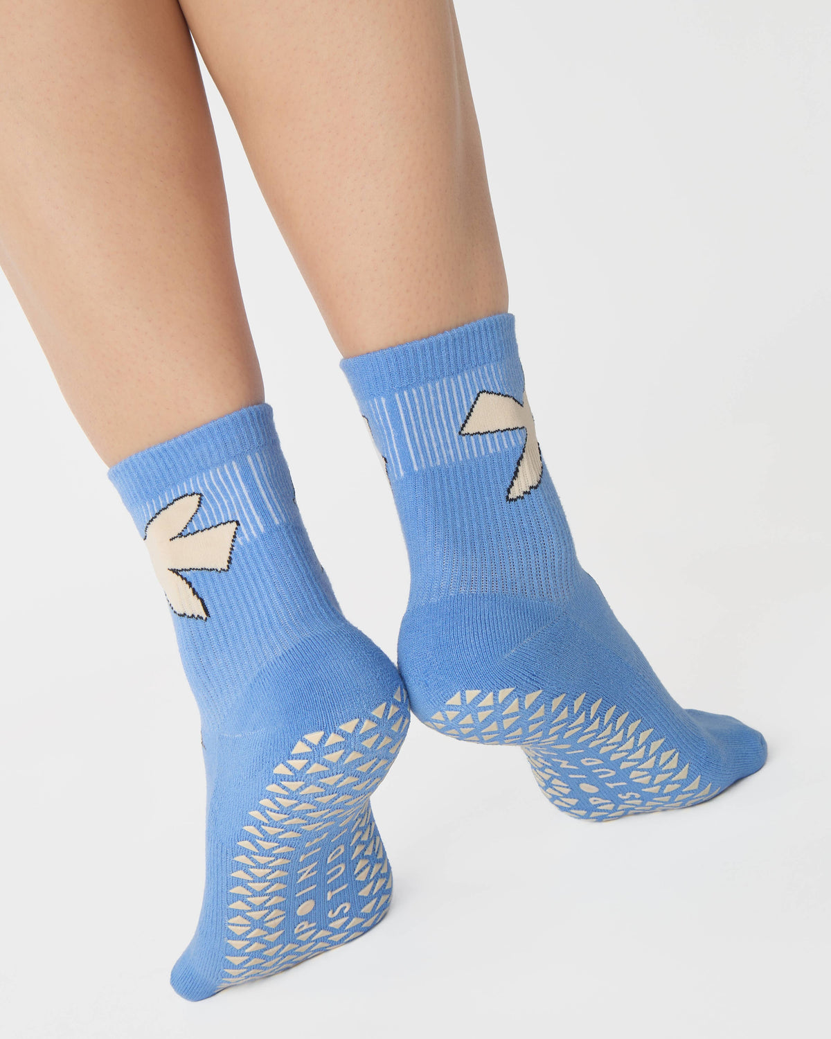 Fly Away Ankle Grip Sock - Alaska Blue
