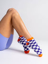 Ankle - Spicy Disco Check Grip Socks