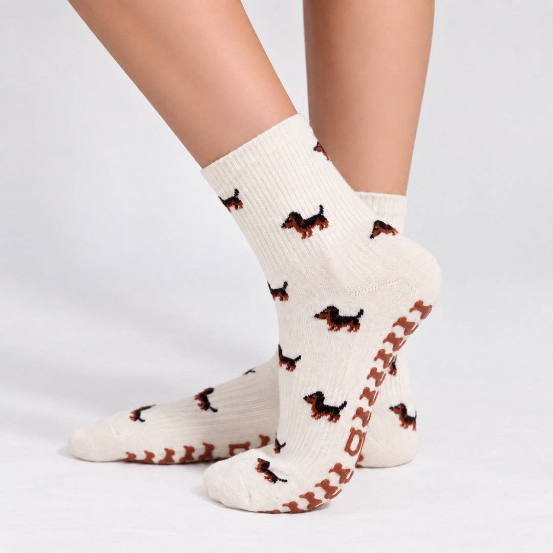The Dachshund Grip Sock