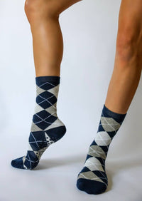 THE ARGYLE grip socks by Pilates University 1883 — product image 1