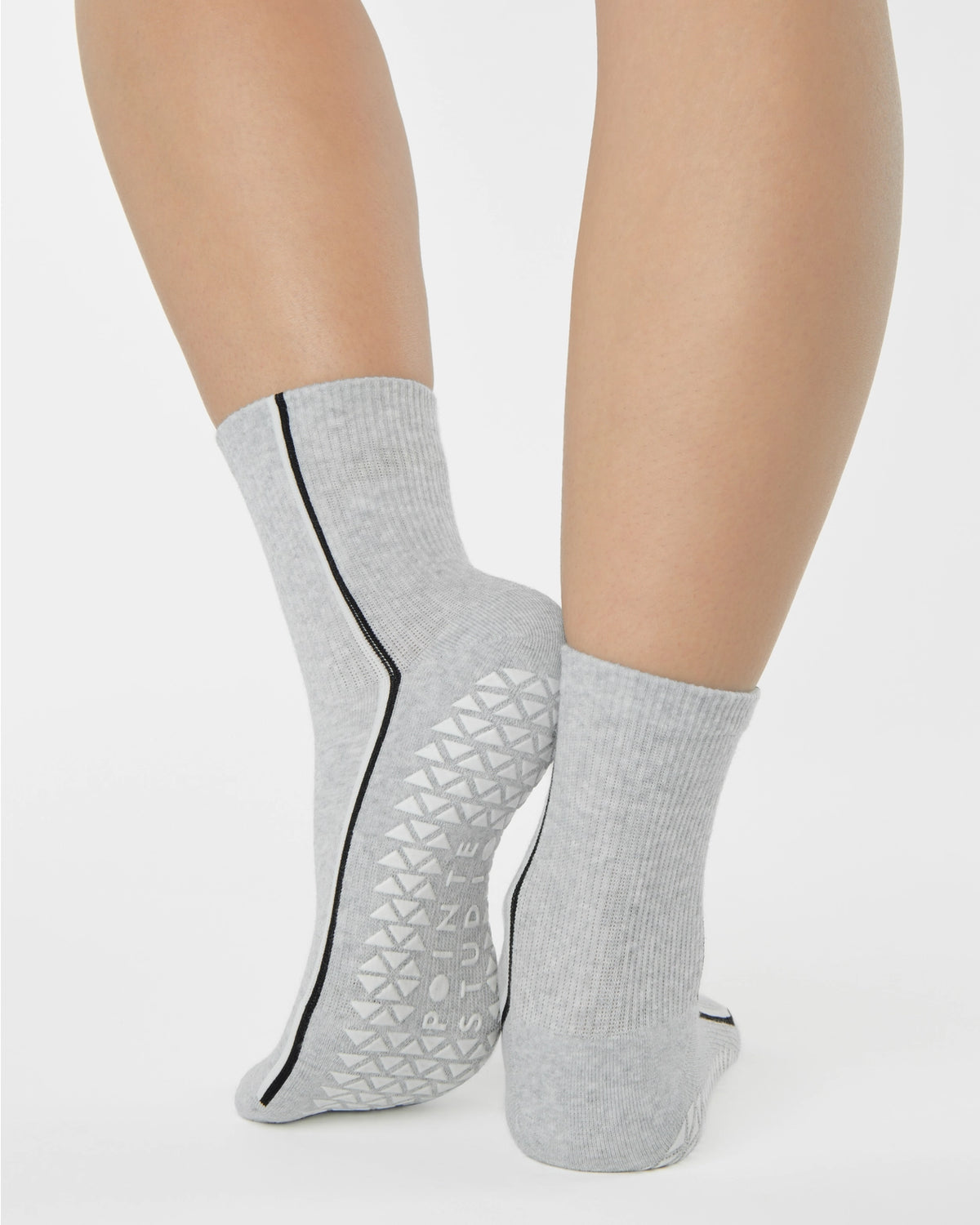 Race Ankle Grip Sock | Gray