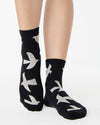Fly Away Ankle Grip Sock | Black