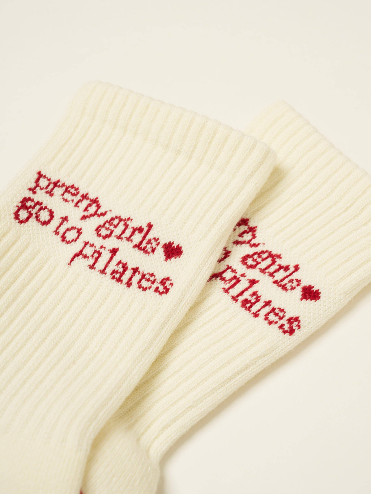 🩰 Pilates Girl Grip Sock - Red