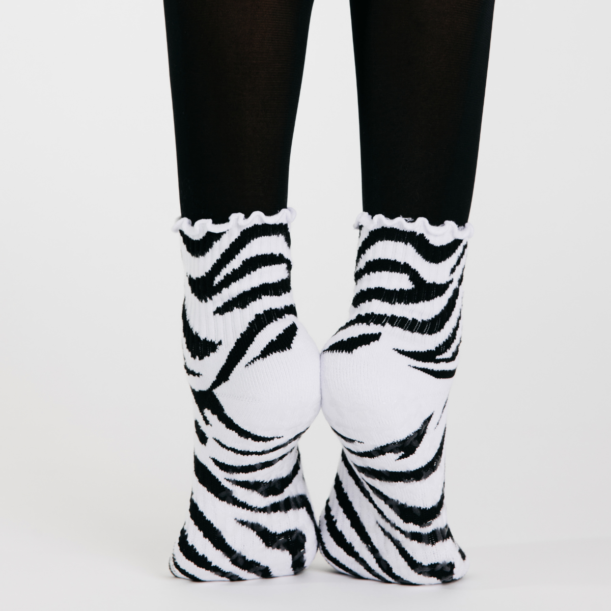 Zebra Grip Socks