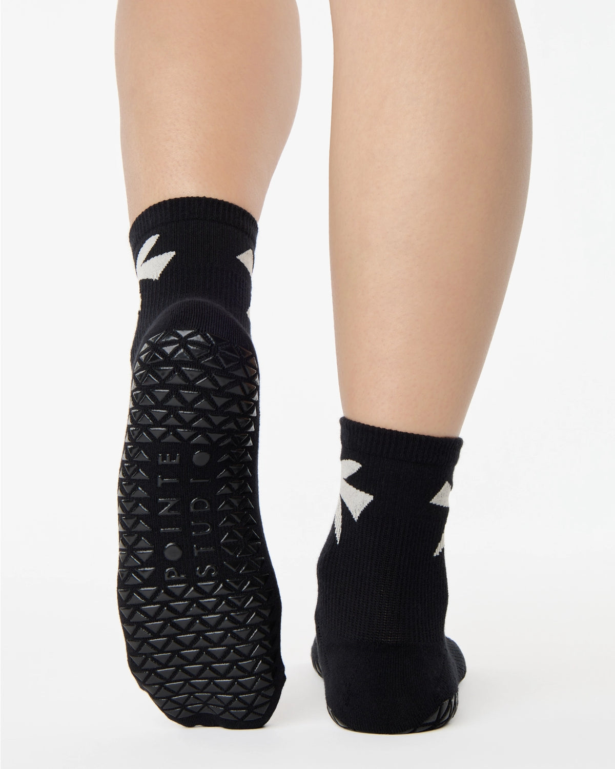Fly Away Ankle Grip Sock | Black