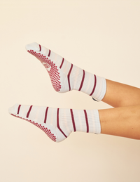 Lucky Honey Lola Crew grip socks — product photo