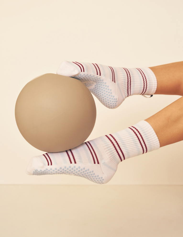 Lucky Honey Lola Crew grip socks — product photo