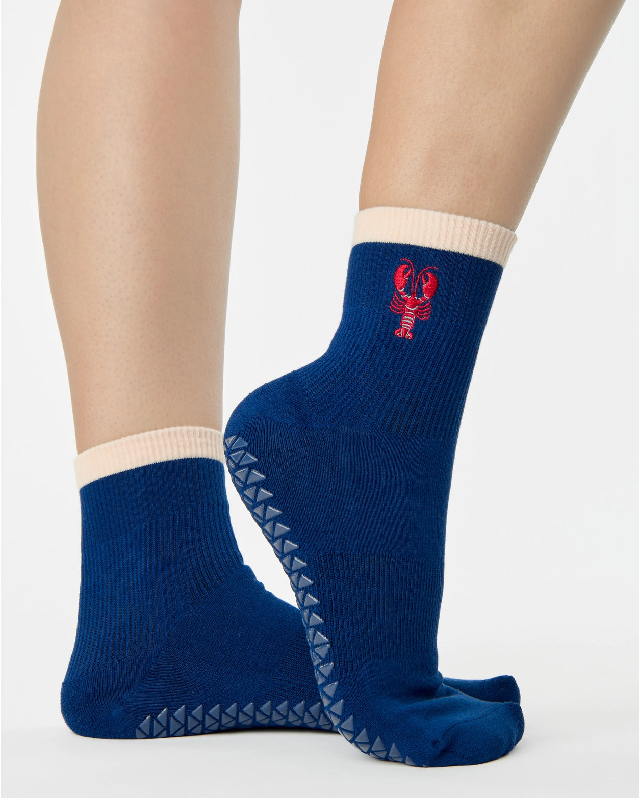 Catch Ankle Grip Sock | Lobster