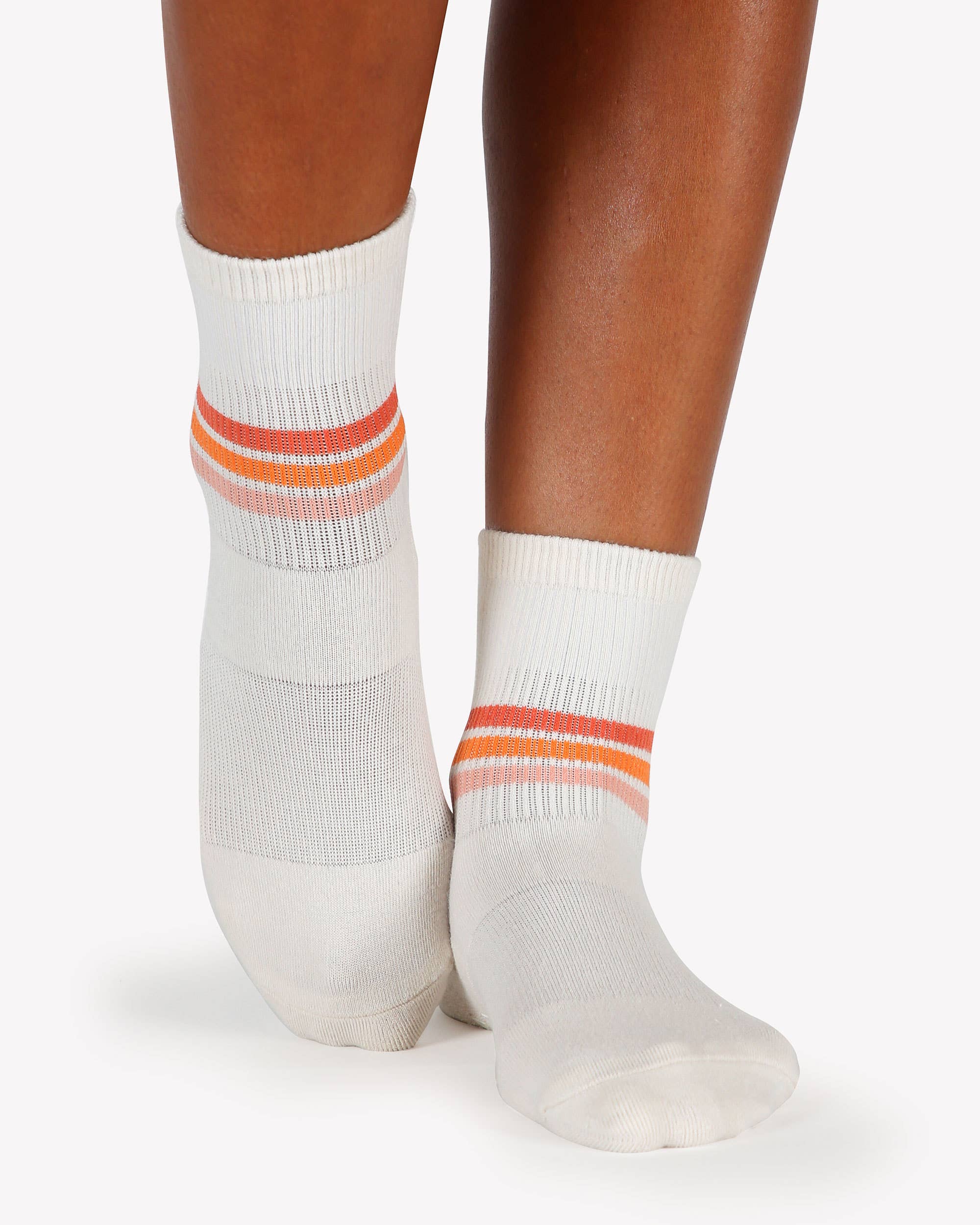 Phoebe Ankle Grip Sock - Bone