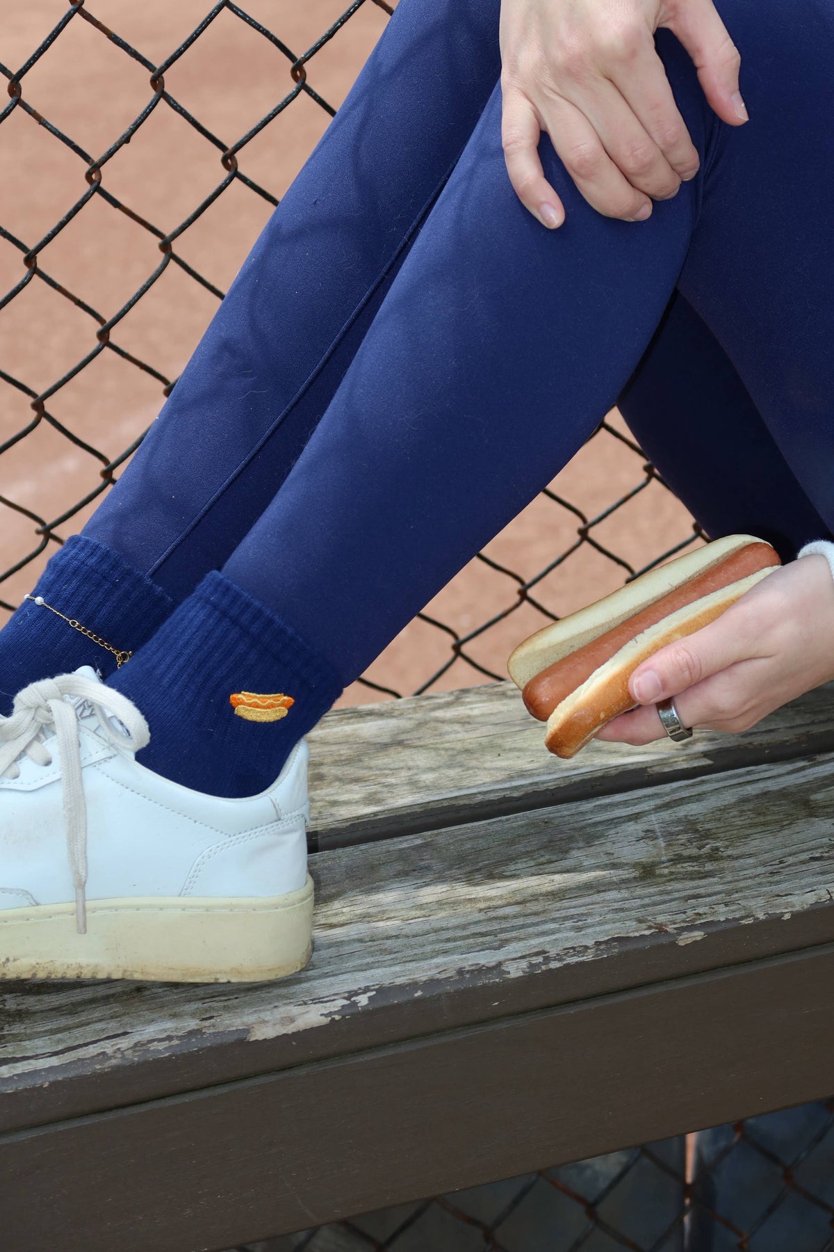 Ballpark Classic Hotdog Grip Sock