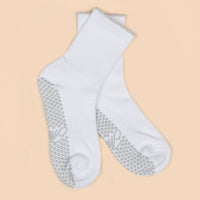 Maison Joie Muse Grey grip sock detail
