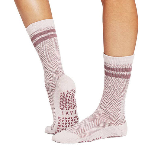 Kai Grip Socks - Soft Blush