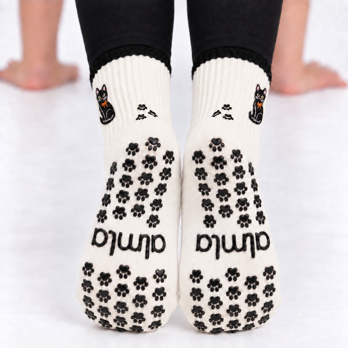 The Black Cat Grip Sock