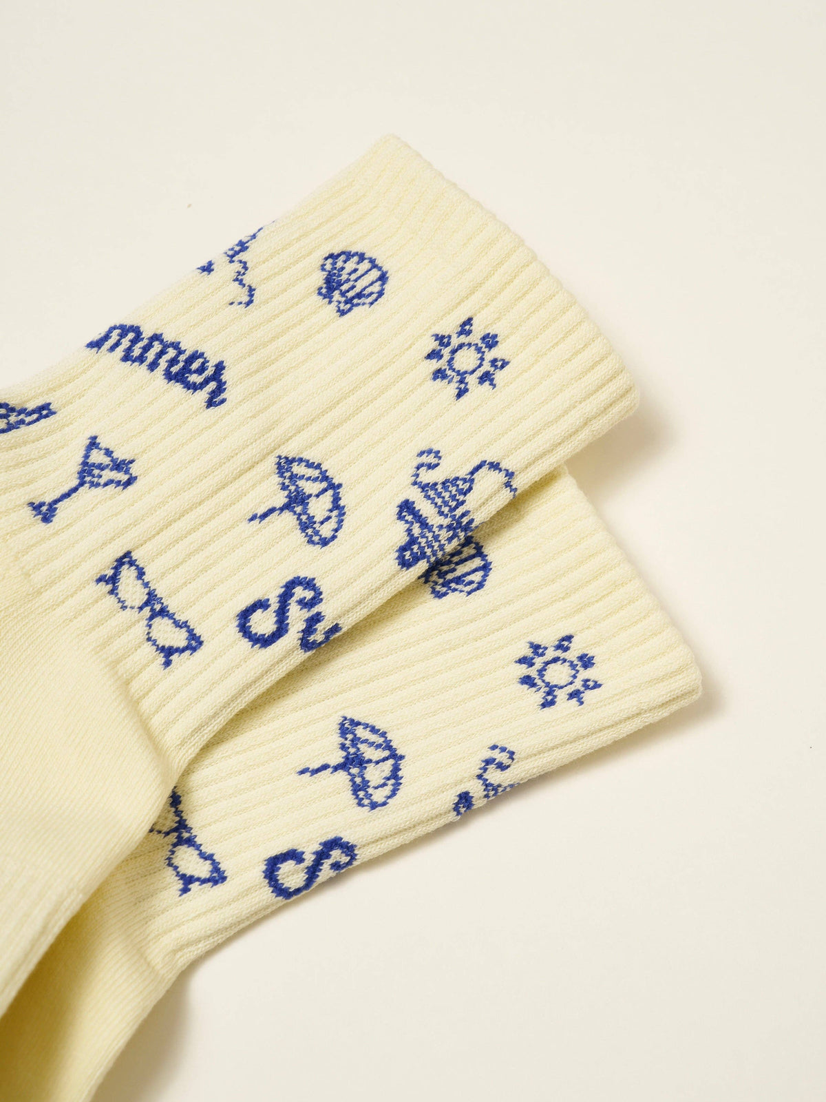 ☀️ Vintage Sumer Grip Sock, Pilates Socks