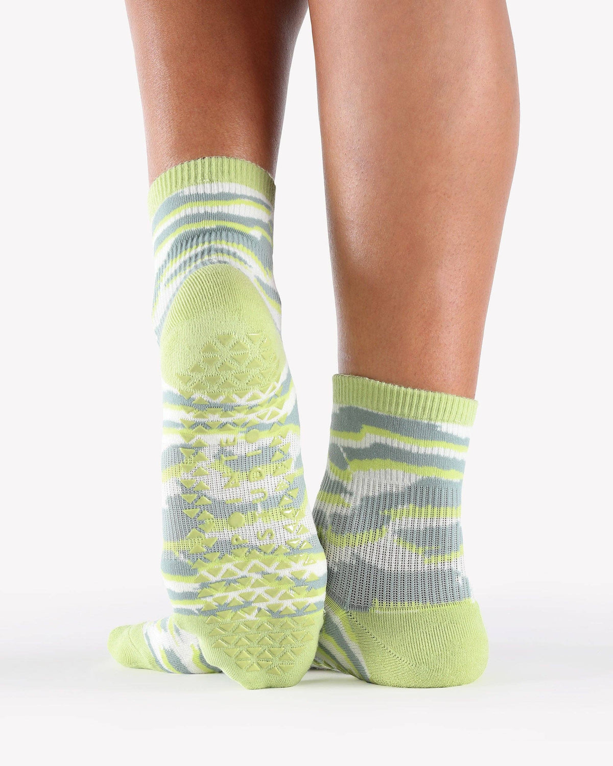 Sam Ankle Grip Sock | Icicle