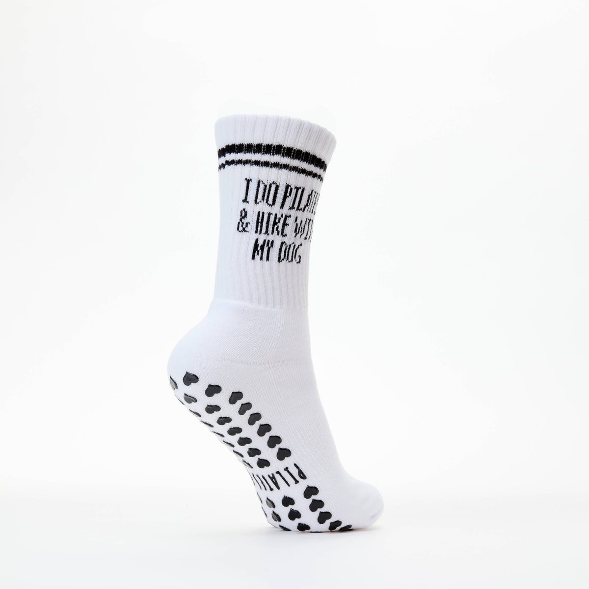 I Do Pilates & Hike With My Dog Pilates Grip Socks