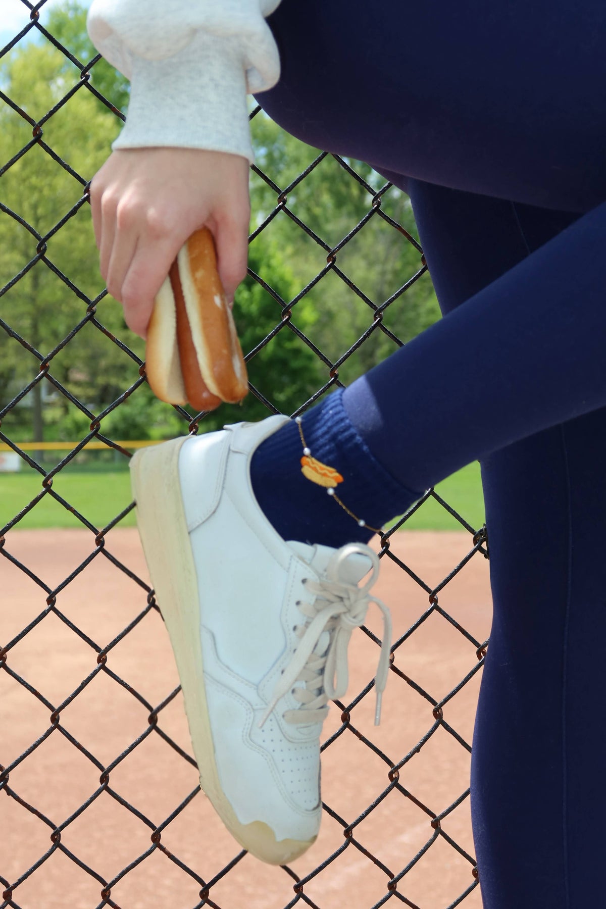 Ballpark Classic Hotdog Grip Sock