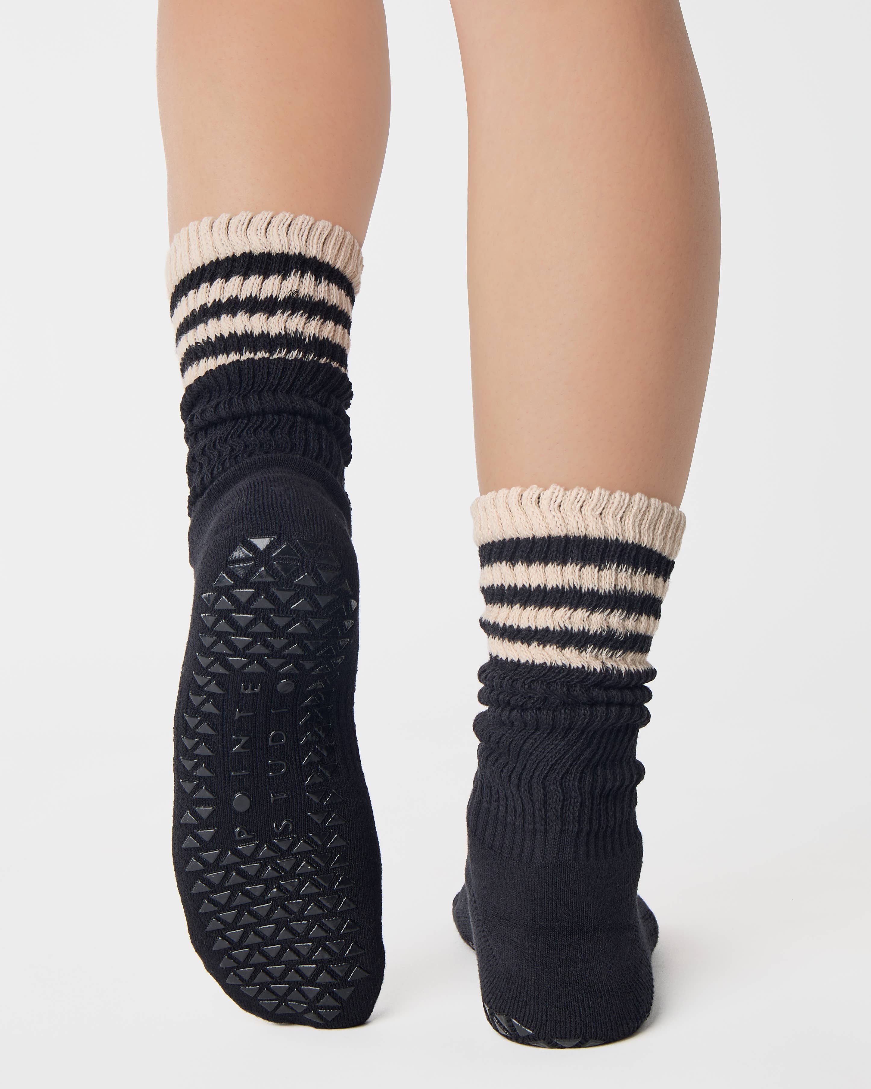 Lexi Slouch Crew Grip Sock