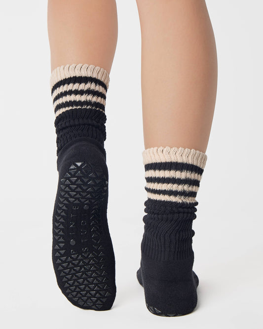 Lexi Slouch Crew Grip Sock