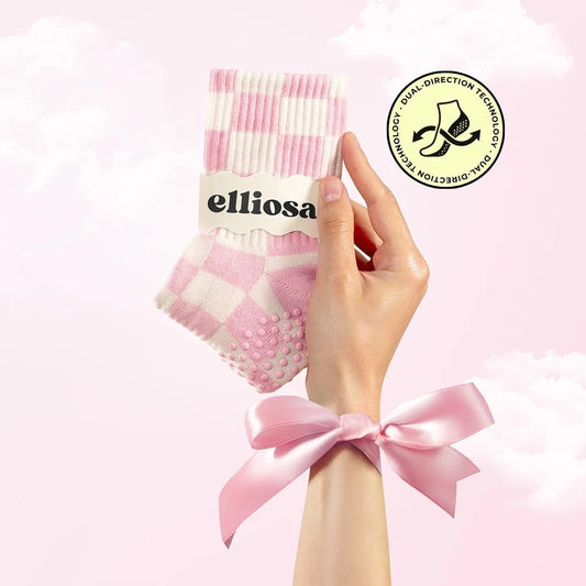 Dual-Direction™ Grip Checkered – Soft Pink