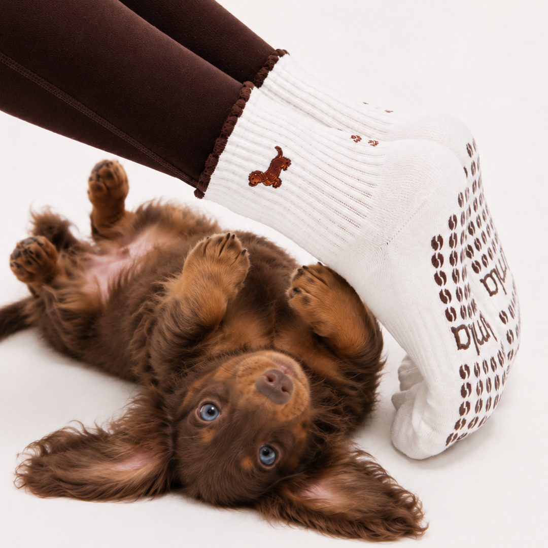 Weenies & Espresso Martinis Grip Socks