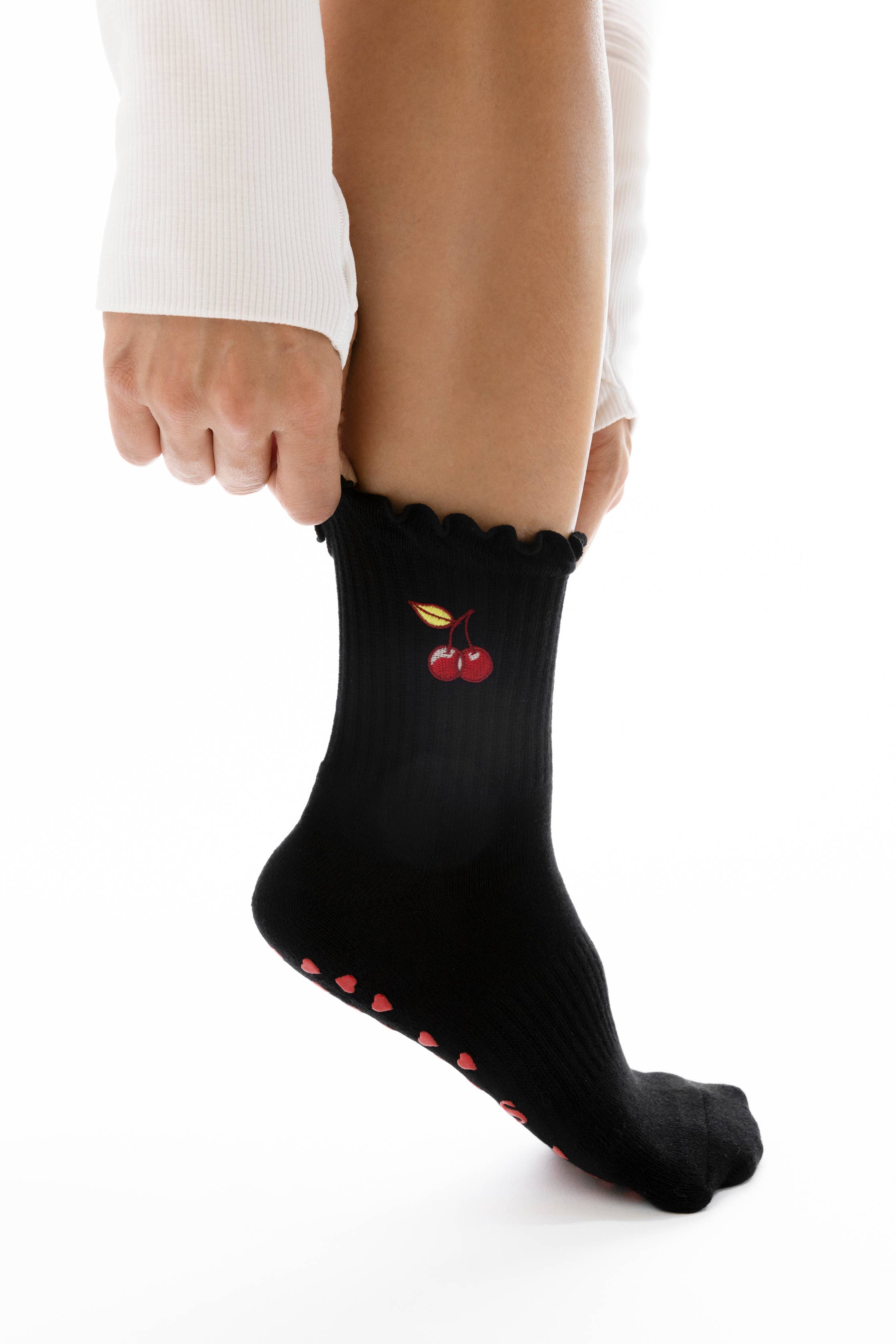 Very Cherry Grip Sox