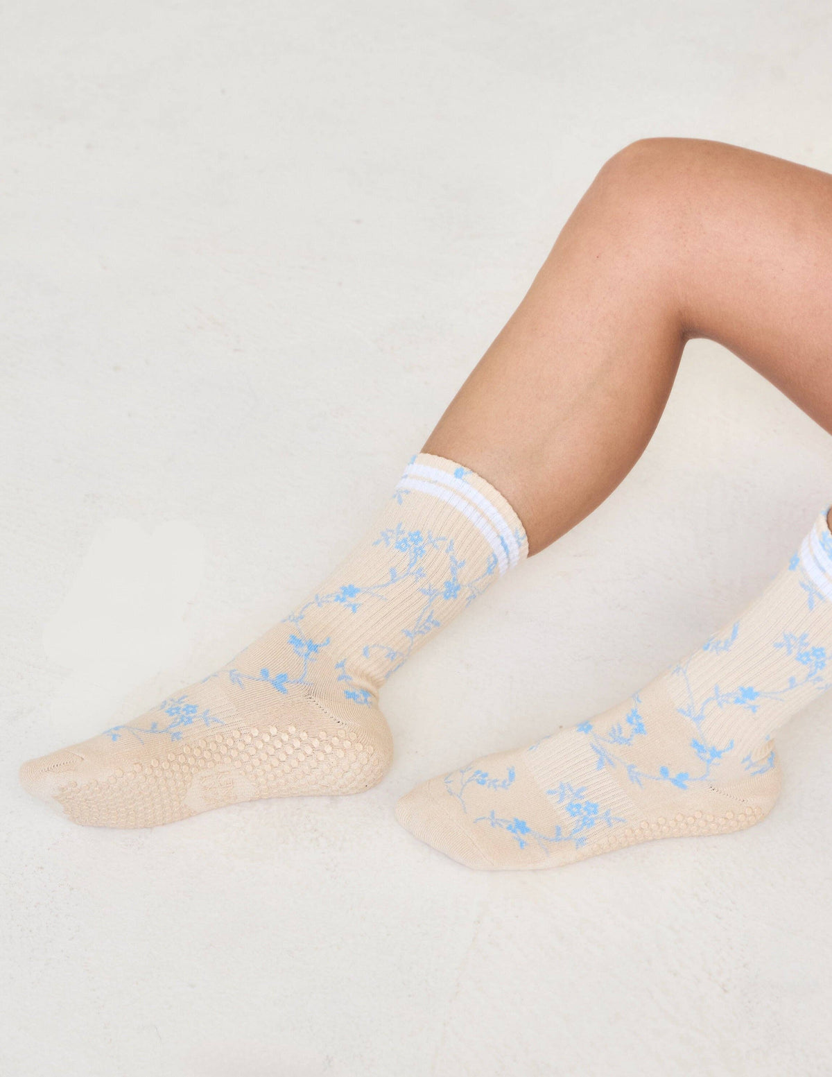 The Floral Grip Sock