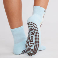 Souls Track Star grip socks with racing stripes and star detail