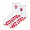 Lobster Embroidered Summer Grip Socks