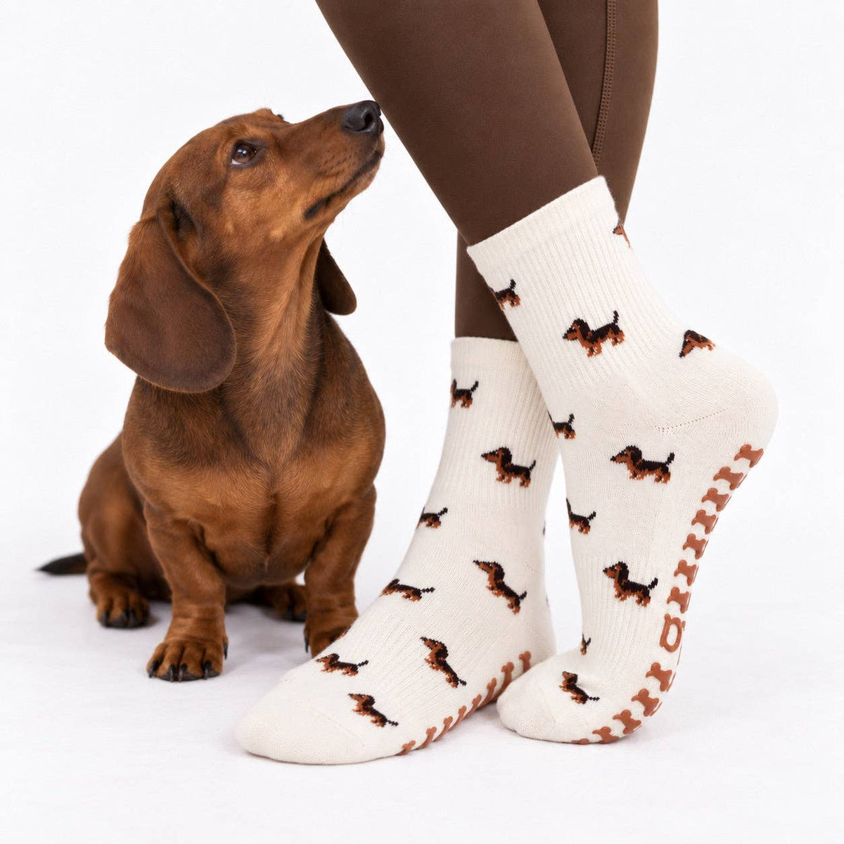 The Dachshund Grip Sock