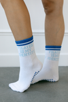 PILATES GRIP CREW SOCK | PILATES IS MY IDENTITY