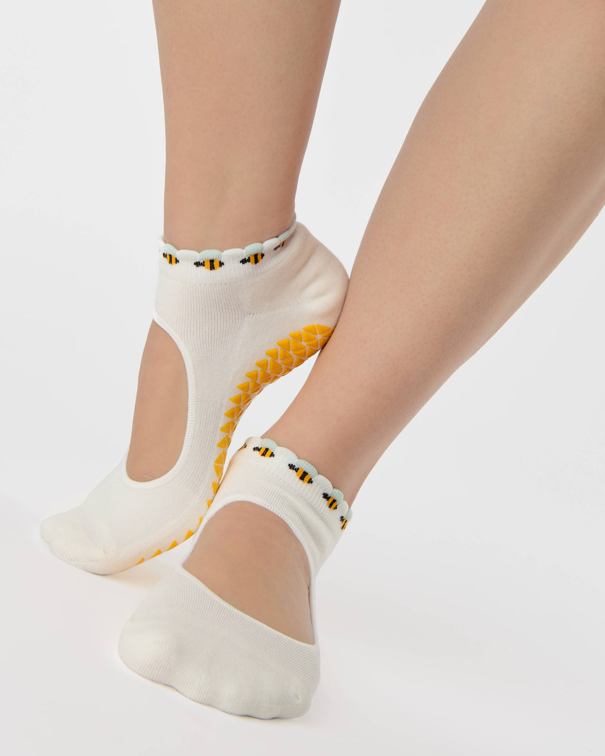 Icon Cuff Strap Grip Sock | Bee