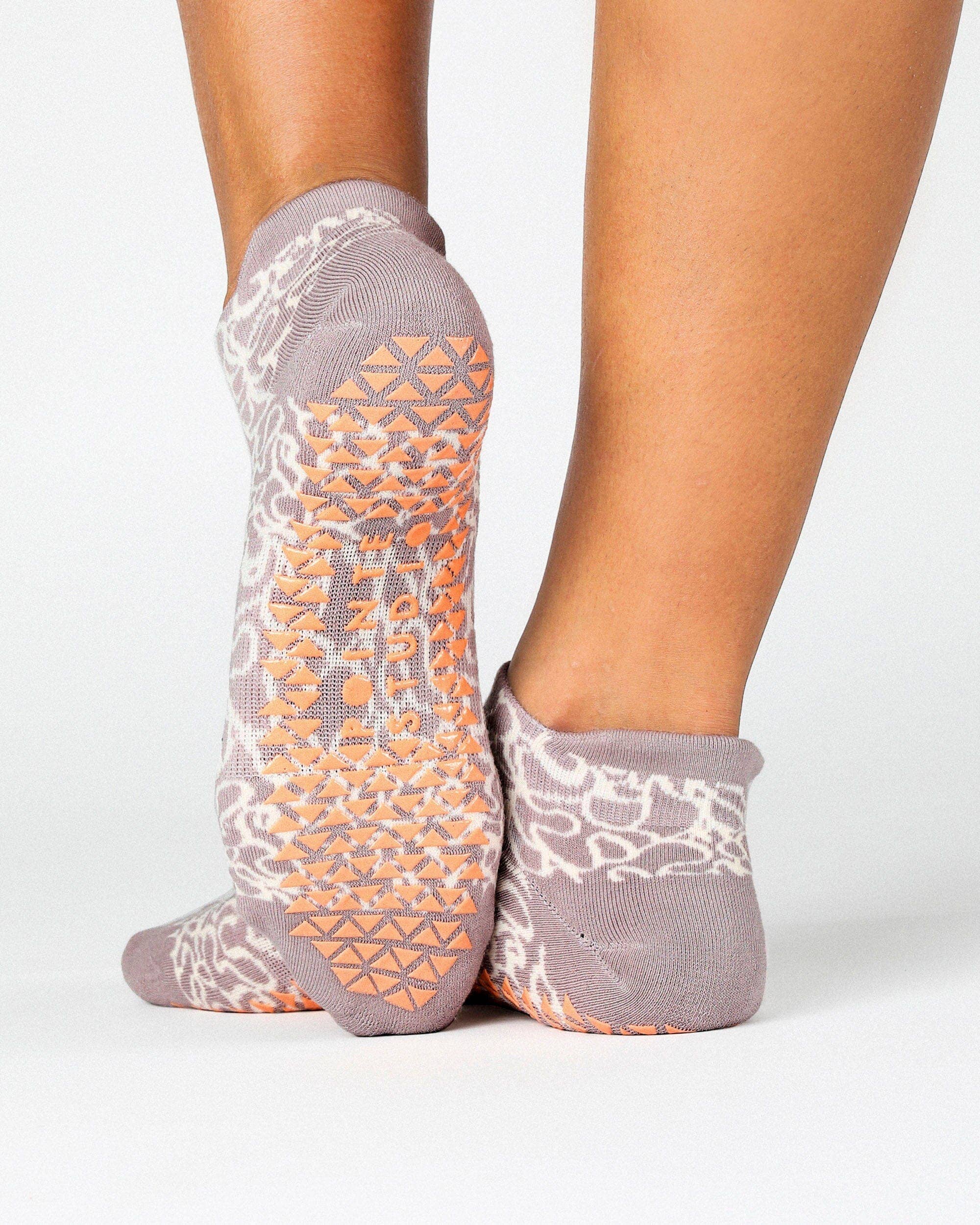 Abstract Full Foot Grip Sock