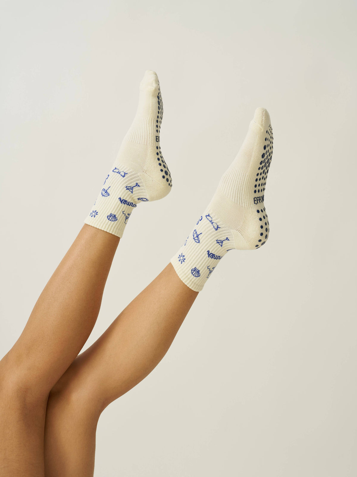 ☀️ Vintage Sumer Grip Sock, Pilates Socks
