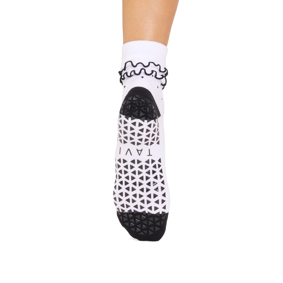 Aria Bonbon Grip Sock - Polka Dot Frills
