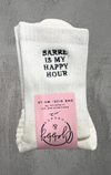 🍸 Barre Is My Happy Hour Grip Socks