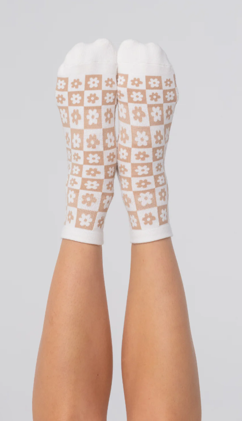 Studio Grip Socks - Bloom Dune