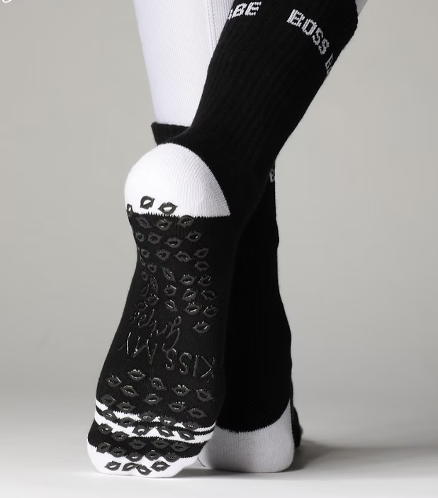 Boss Babe Grip Sock – Black