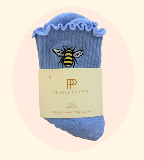 Bumble Bee Grip Sock – Crew Sock with Studio Grip