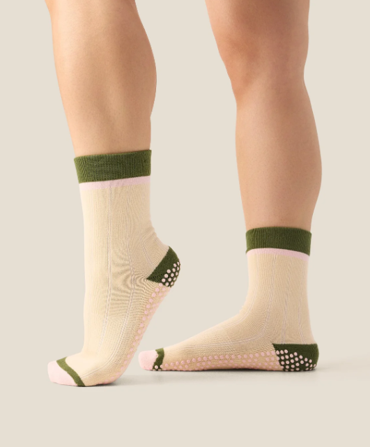 Crew Grip Socks – Cottage Stripe