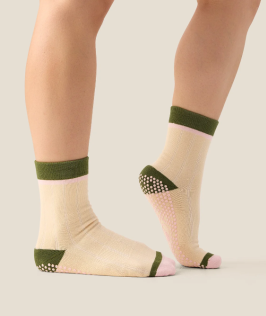 Crew Grip Socks – Cottage Stripe