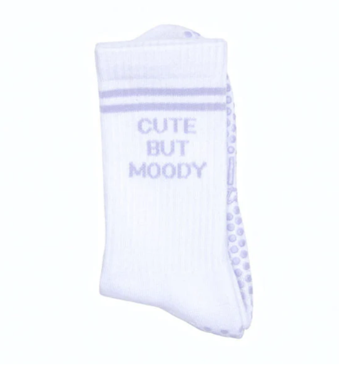 💅 Cute But Moody Grip Socks